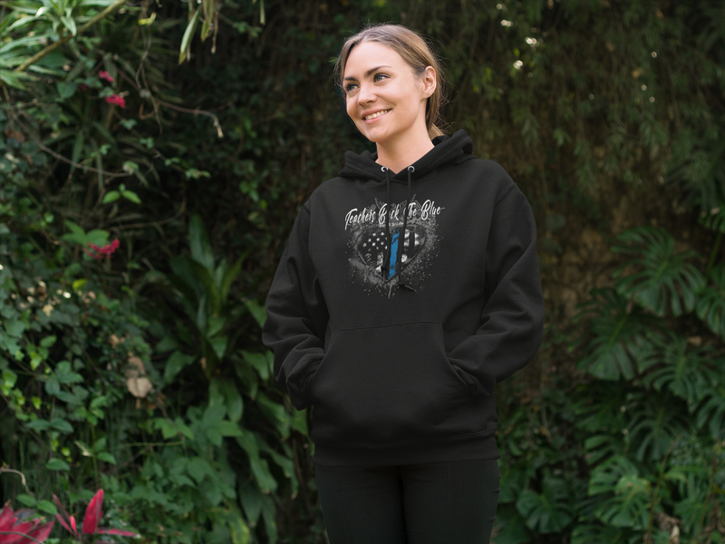 Blue line hoodie sweatshirt cheap