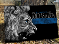 The Righteous Are Bold As a Lion Canvas Decor ViralStyle 