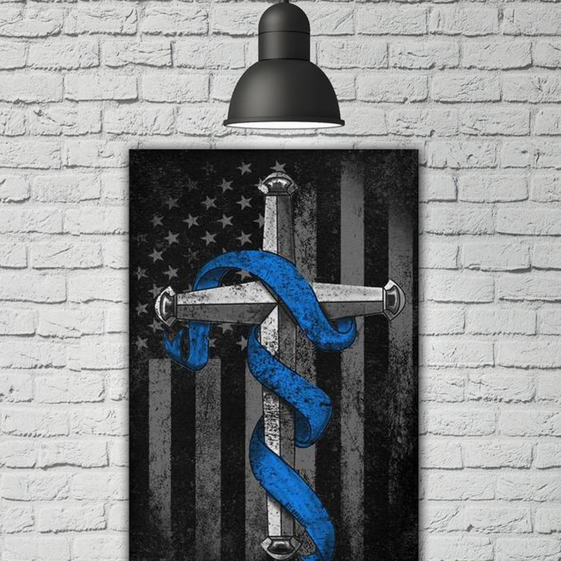 products/thin-blue-line-cross-canvas-decor-240053.png