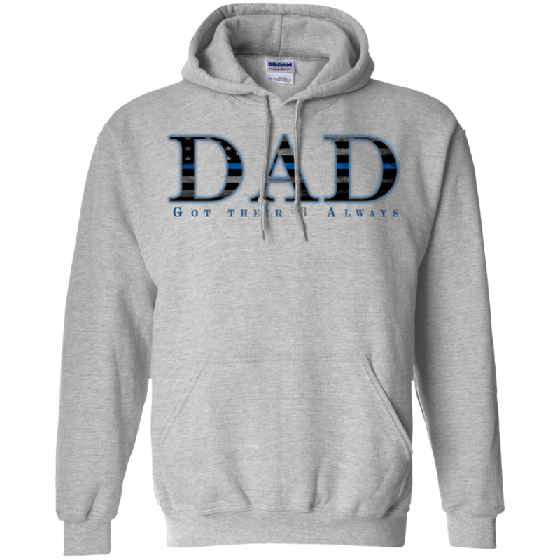 Thin Blue Line Dad Hoodie