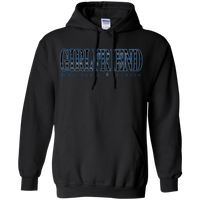 Thin Blue Line Girlfriend Hoodie Sweatshirts CustomCat Black Small 
