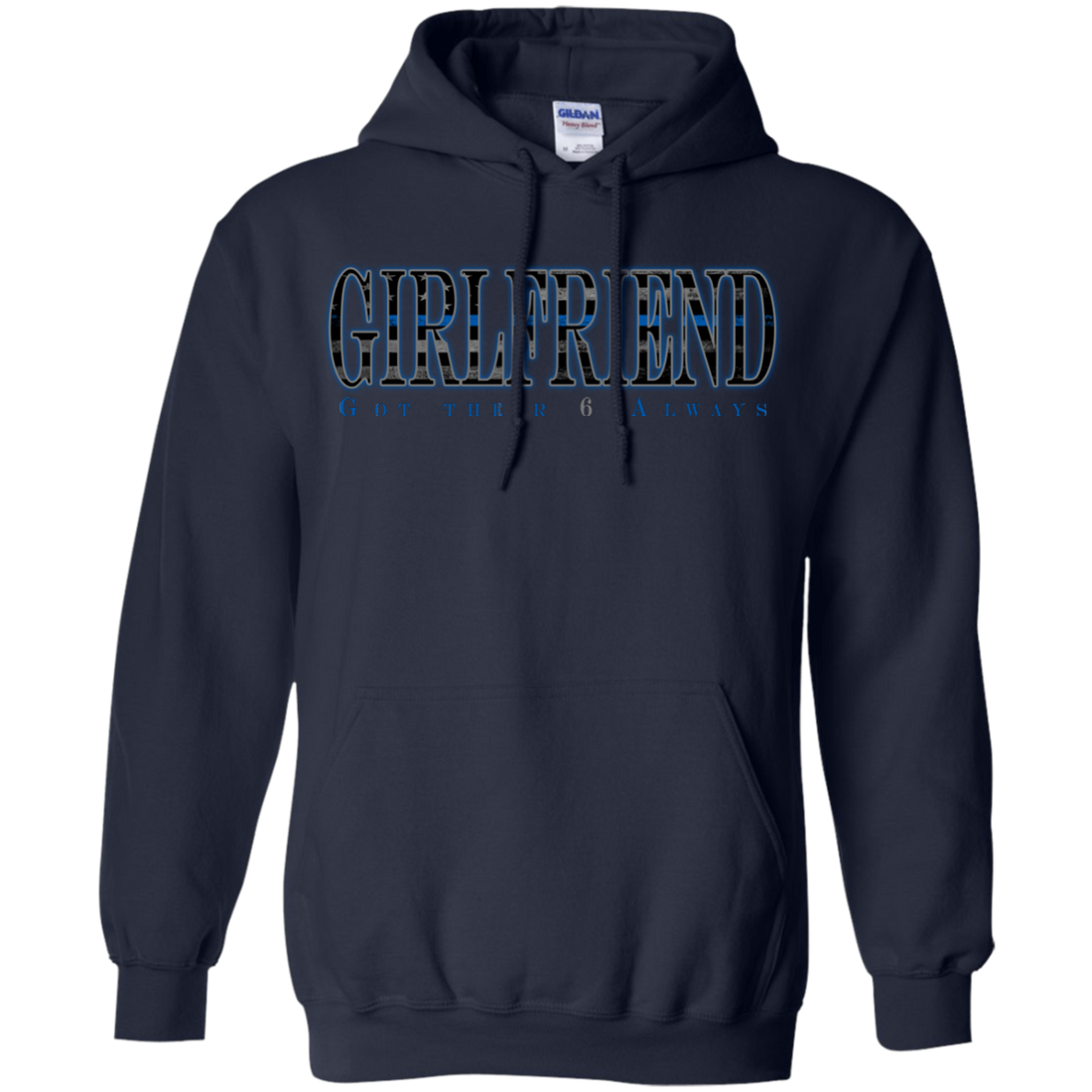 Thin Blue Line Girlfriend Hoodie