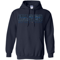 Thin Blue Line Girlfriend Hoodie Sweatshirts CustomCat Navy Small 