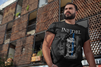 Thin Blue Line Infidel T-Shirt T-Shirts 