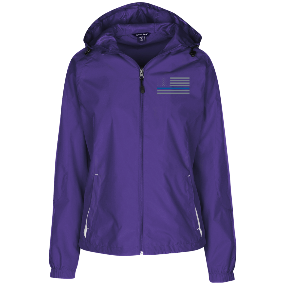 Thin blue line windbreaker sales