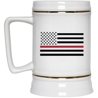 Thin Red Line Beer Stein Drinkware White One Size 
