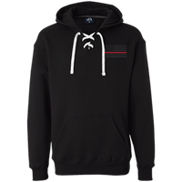 Thin Red Line Black Ops Heavyweight Performance Hoodie Sweatshirts CustomCat Black X-Small 