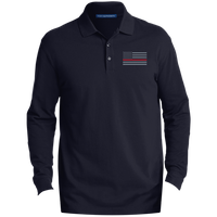 Thin Red Line Long-Sleeve Polo Polo Shirts Navy X-Small 