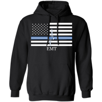 Thin White Line EMT Unisex Hoodie Sweatshirts Black S 