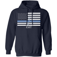 Thin White Line EMT Unisex Hoodie Sweatshirts Navy S 