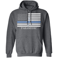 Thin White Line Paramedic Unisex Hoodie Sweatshirts Dark Heather S 