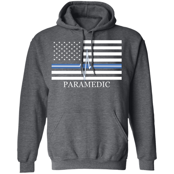 Thin White Line Paramedic Unisex Hoodie Sweatshirts Dark Heather S 