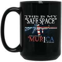 This Is My Safe Space Mug Drinkware Black One Size 