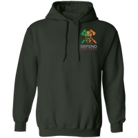 Unisex Double Sided Irish by Blood Firefighter Hoodie Sweatshirts Forest Green S 
