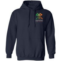 Unisex Double Sided Irish by Blood Firefighter Hoodie Sweatshirts Navy S 