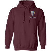Unisex Double Sided Irish by Blood Punisher Hoodie Sweatshirts Maroon S 