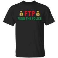 Unisex Fund The Police T-Shirt T-Shirts Black S 