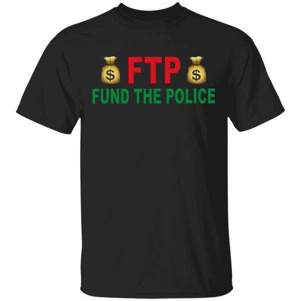 Unisex Fund The Police T-Shirt T-Shirts Black S 