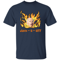 Unisex Jack-o-off T-Shirt T-Shirts Navy S 