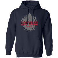 Unisex Not Woke Pullover Hoodie Sweatshirts Navy S 