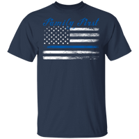 Unisex Thin Blue Line Family First T-Shirt T-Shirts Navy S 