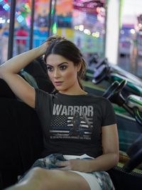 Warrior - Be An Alpha Woman Thin Blue Line T-Shirt T-Shirts 