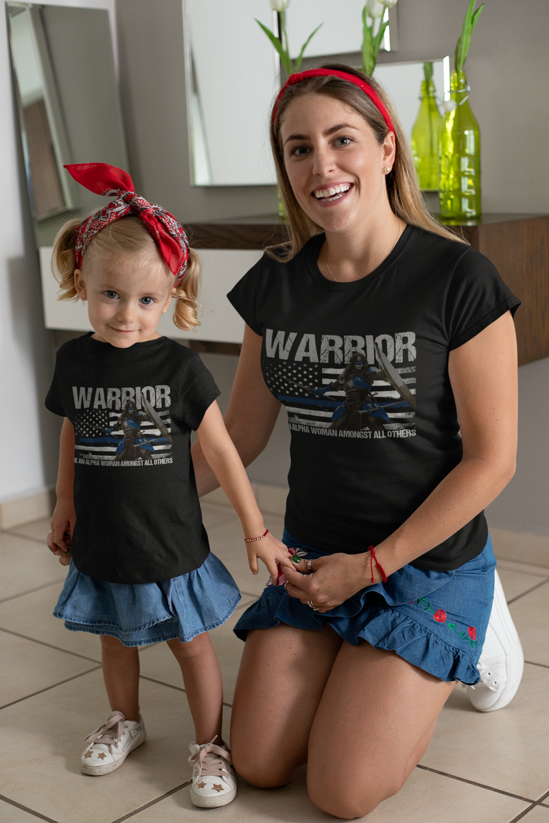 products/warrior-be-an-alpha-woman-thin-blue-line-youth-t-shirt-t-shirts-825917.png
