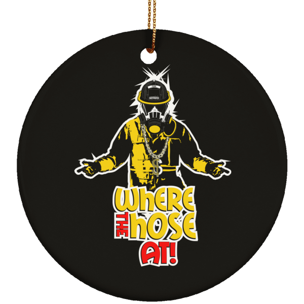 Where the Hose At! Ornament Housewares Black One Size 