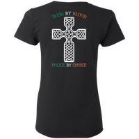 Women's Double Sided Irish by Blood Punisher T-Shirt T-Shirts 