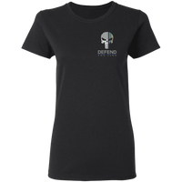 Women's Double Sided Irish by Blood Punisher T-Shirt T-Shirts Black S 