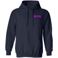 Women's Double Sided Nurse Flag Hoodie Sweatshirts Navy S 