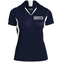 Women's Embroidered Dipatch Colorblock Performance Polo Polo Shirts True Navy/White X-Small 