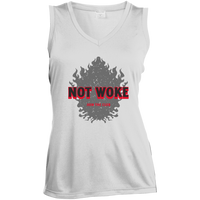 Women's Not Woke Athletic Shirt T-Shirts White X-Small 