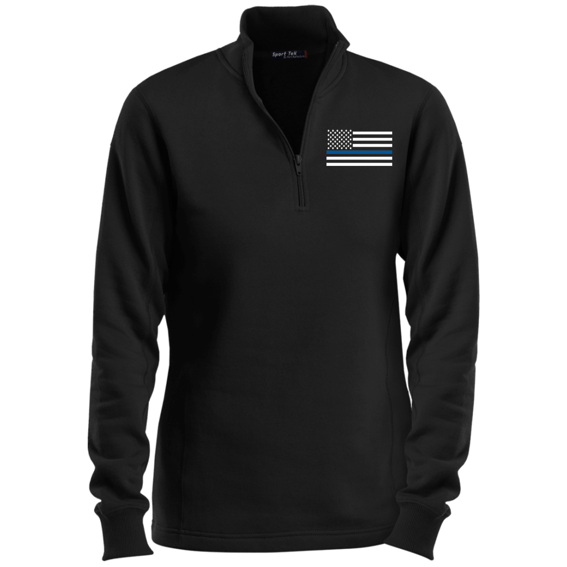 Thin blue line hoodie top women's