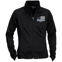 Women's Thin White Line EMT Embroidered Jacket Jackets Black/Black X-Small 