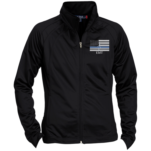Women's Thin White Line EMT Embroidered Jacket Jackets Black/Black X-Small 
