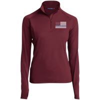 Women's Thin White Line Performance Pullover Pullover Maroon X-Small 