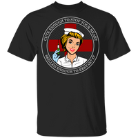Youth Cross Your Heart Nurse T-Shirt T-Shirts Black YXS 