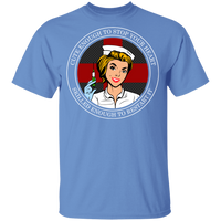Youth Cross Your Heart Nurse T-Shirt T-Shirts Carolina Blue YXS 